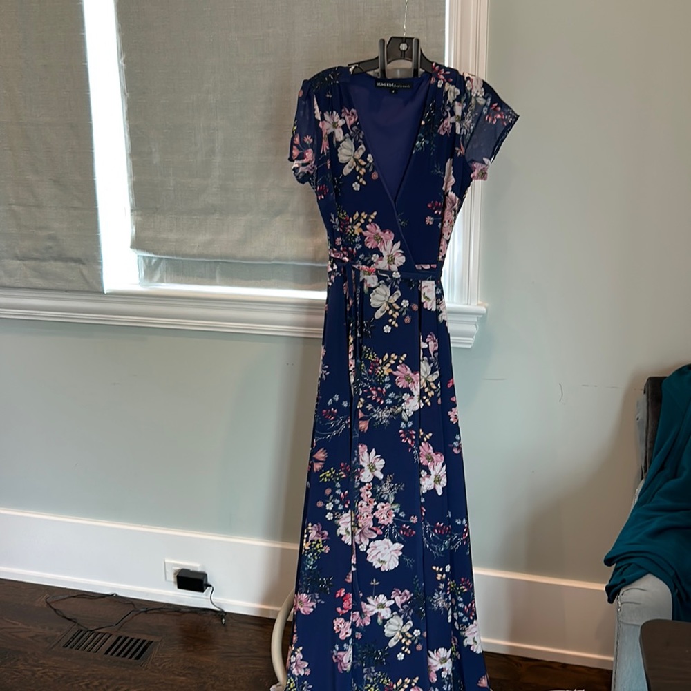 Yumi Kim for BHLDN/Anthropologie chiffon maxi wrap dress, size small, never worn